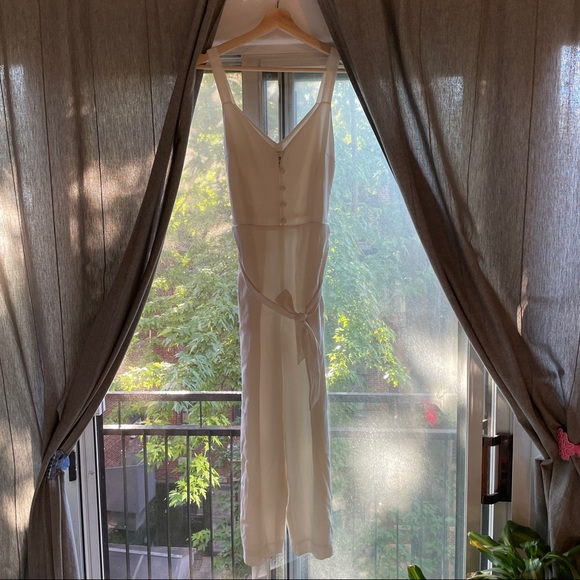 Aritzia Little Moon size 4 white jumpsuit - Picture 2 of 6